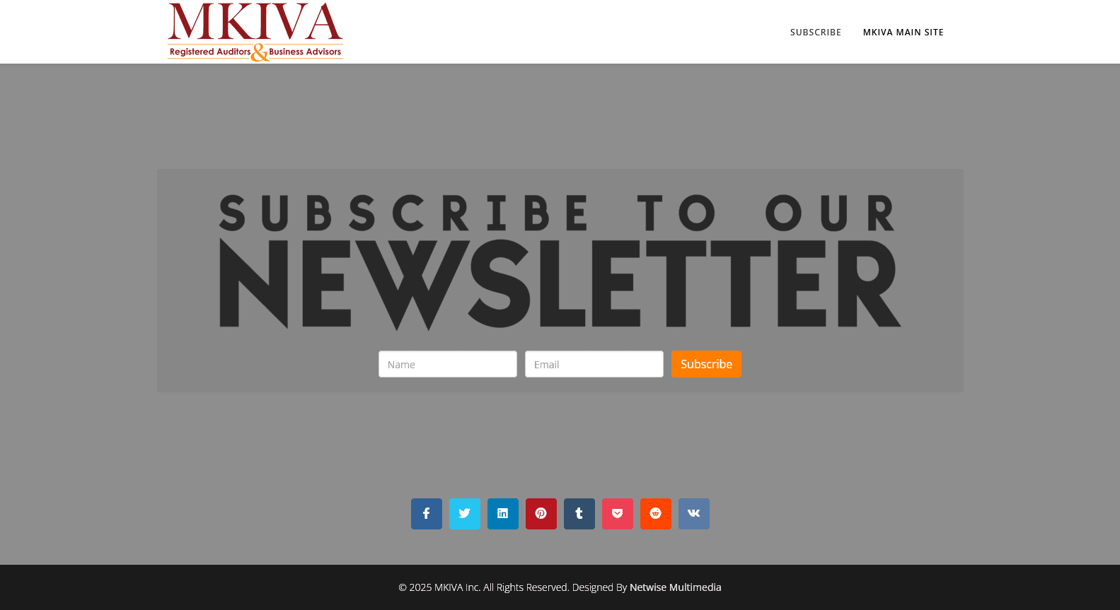 Mkiva Newsletter